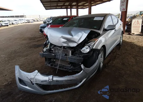 2013 Hyundai Elantra Gls z USA, uszkodzony, nr VIN 5NPDH4AE5DH342239